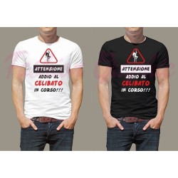 T-shirt festa addio al celibato in corso pole dance sposo amici matrimonio