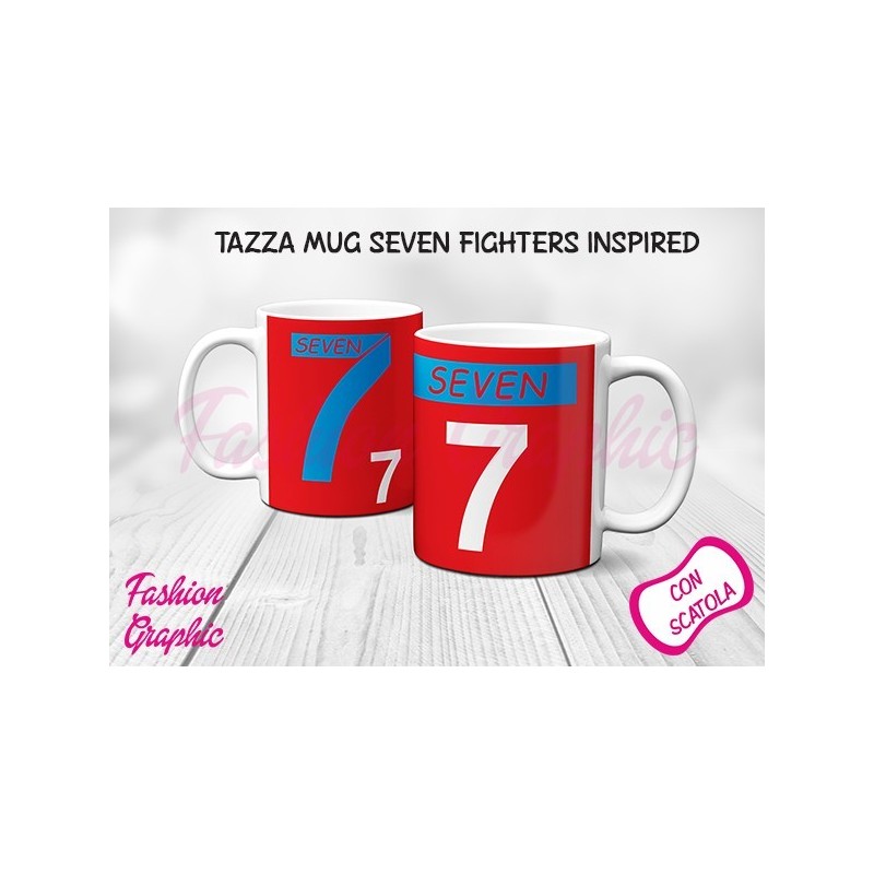 TAZZA MUG SEVEN FIGHTERS MILA E SHIRO INSPIRED DUE CUORI NELLA PALLAVOLO