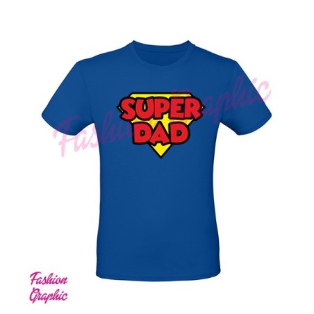 T-shirt Superdad Superpapà festa del papà superman inspired
