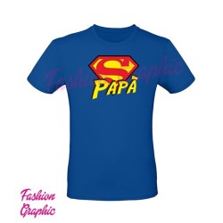T-shirt Superpapà Supereroe festa del papà superman inspired