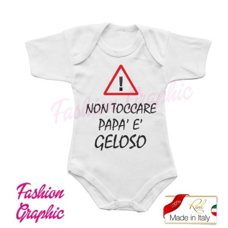 Body neonato sono figo lo so mezza manica canotta sensza manica made in italy
