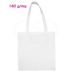 Borsa shopper cotone manico lungo