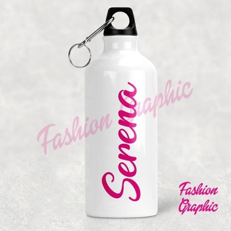 BORRACCIA ALLUMINIO PERSONALIZZATA NOME PERSONALIZZABILE