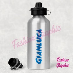 BORRACCIA ALLUMINIO PERSONALIZZATA NOME PERSONALIZZABILE