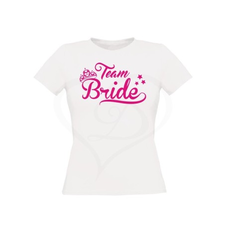 T-shirt team bride sposa addio nubilato