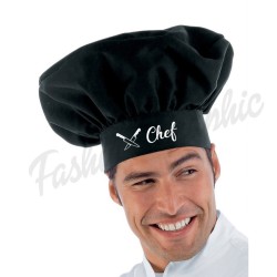 CAPPELLO CHEF TRINCIANTE CUOCO TOQUE PROFESSIONALE NEUTRO CUCINA