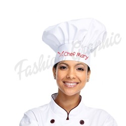 CAPPELLO CHEF TRINCIANTE CUOCO TOQUE PROFESSIONALE PERSONALIZZATO CUCINA