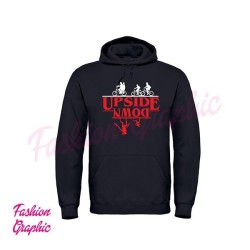 Felpa uomo Upside Down Stranger Things inspired serie tv netflix