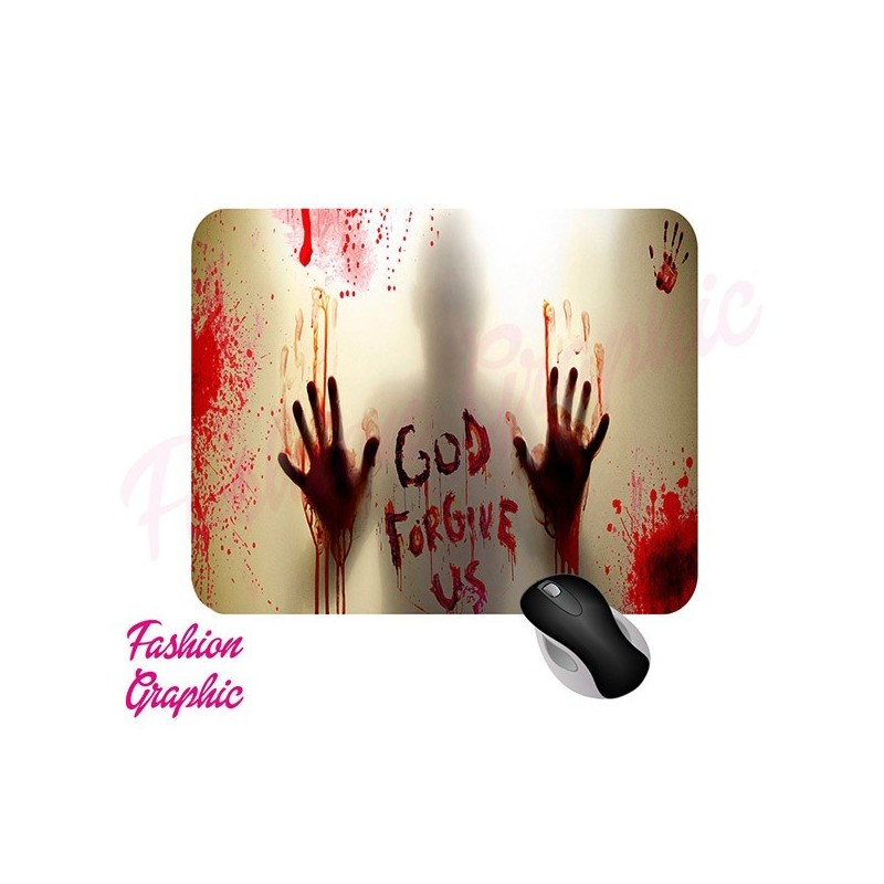 TAPPETINO MOUSE ZOMBIE THE WALKING DEAD INSPIRED MOUSEPAD SERIE TV