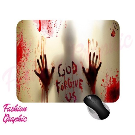 TAPPETINO MOUSE ZOMBIE THE WALKING DEAD INSPIRED MOUSEPAD SERIE TV