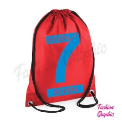 Zaino borsa Seven Fighters Mila Shiro anche personalizzato scuola palestra sport fitness