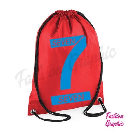 Zaino borsa Seven Fighters Mila Shiro anche personalizzato scuola palestra sport fitness