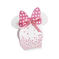 Kit scatoline portaconfetti stelline topolina in cartoncino per battesimo compleanno